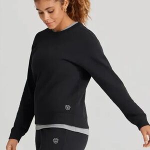 Allbirds Organic Cotton Black R&R Crewneck Casual Sweatshirt Size M Women’s